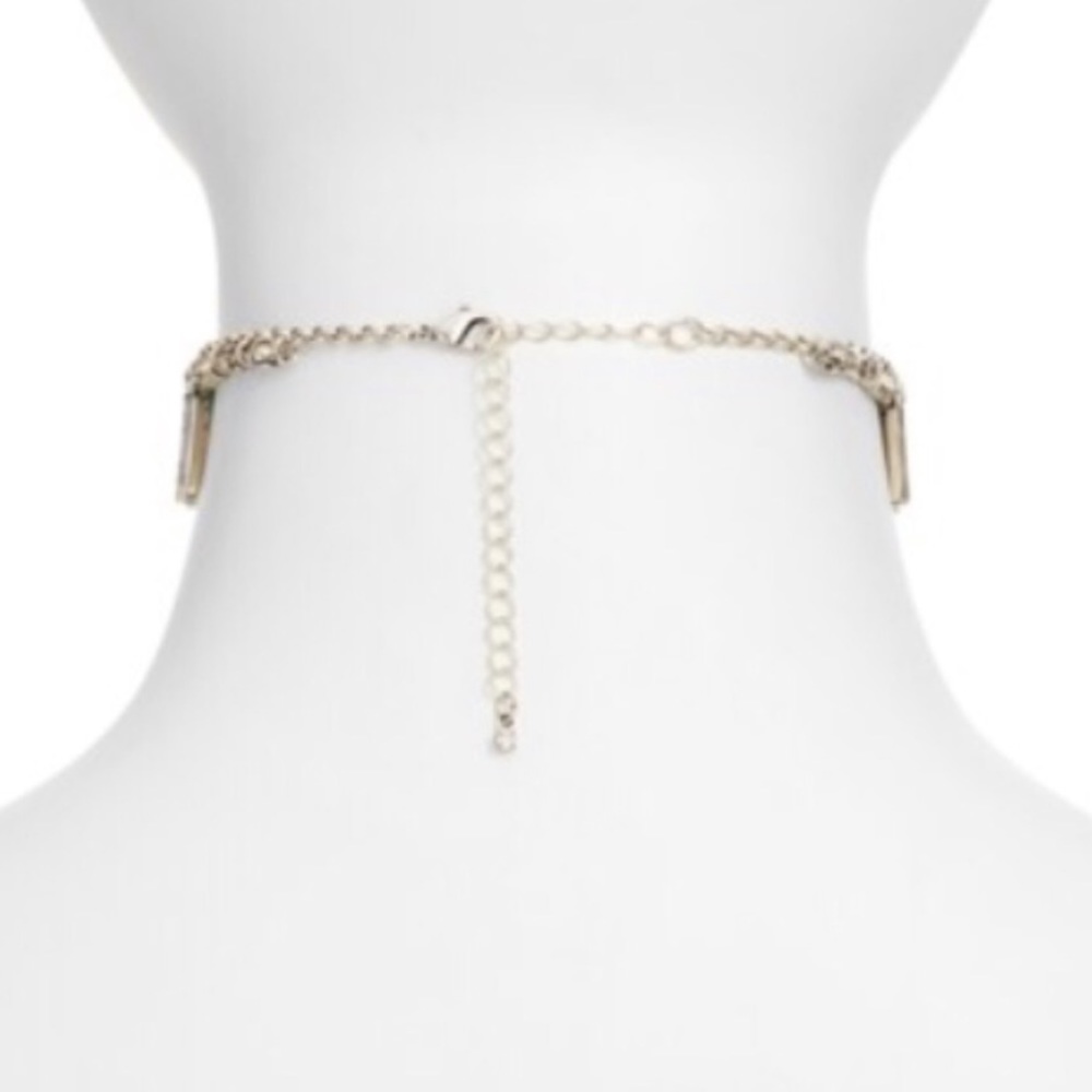 •Stone Fringe Choker• - Picture 3 of 8